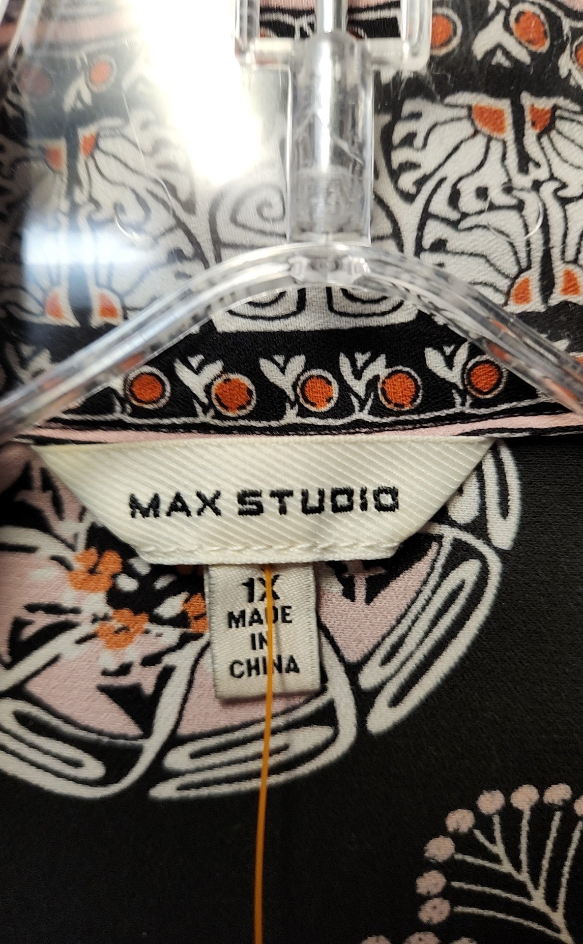 Max Studio Women's Size 1X Black Cardigan
