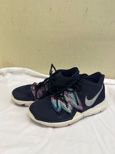 Nike Kyrie 5 Mid Galaxy Boy's Size 5-1/2 Navy Sneakers