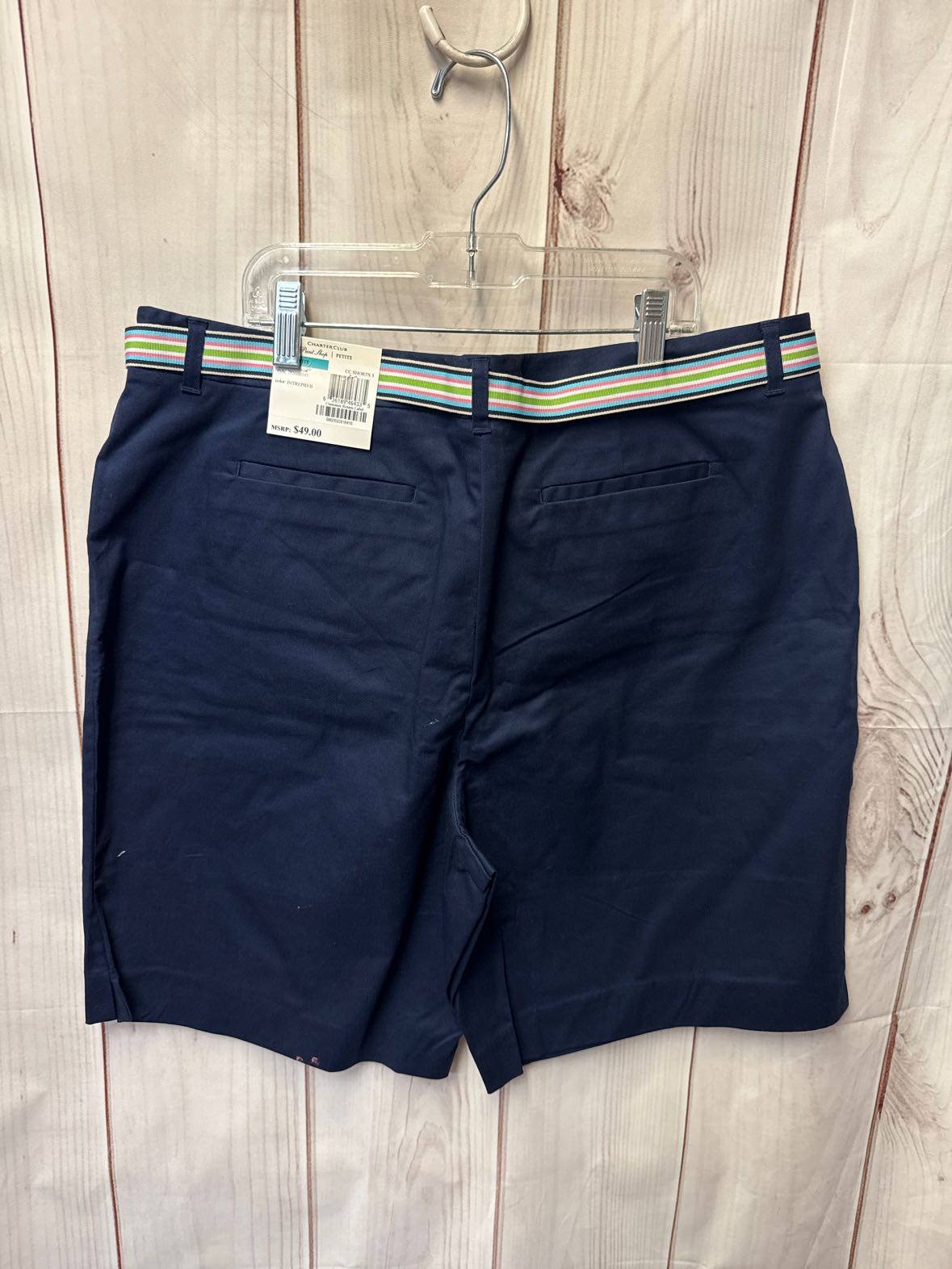 NWT Charter Club Women's Size 16 Petite Navy Shorts