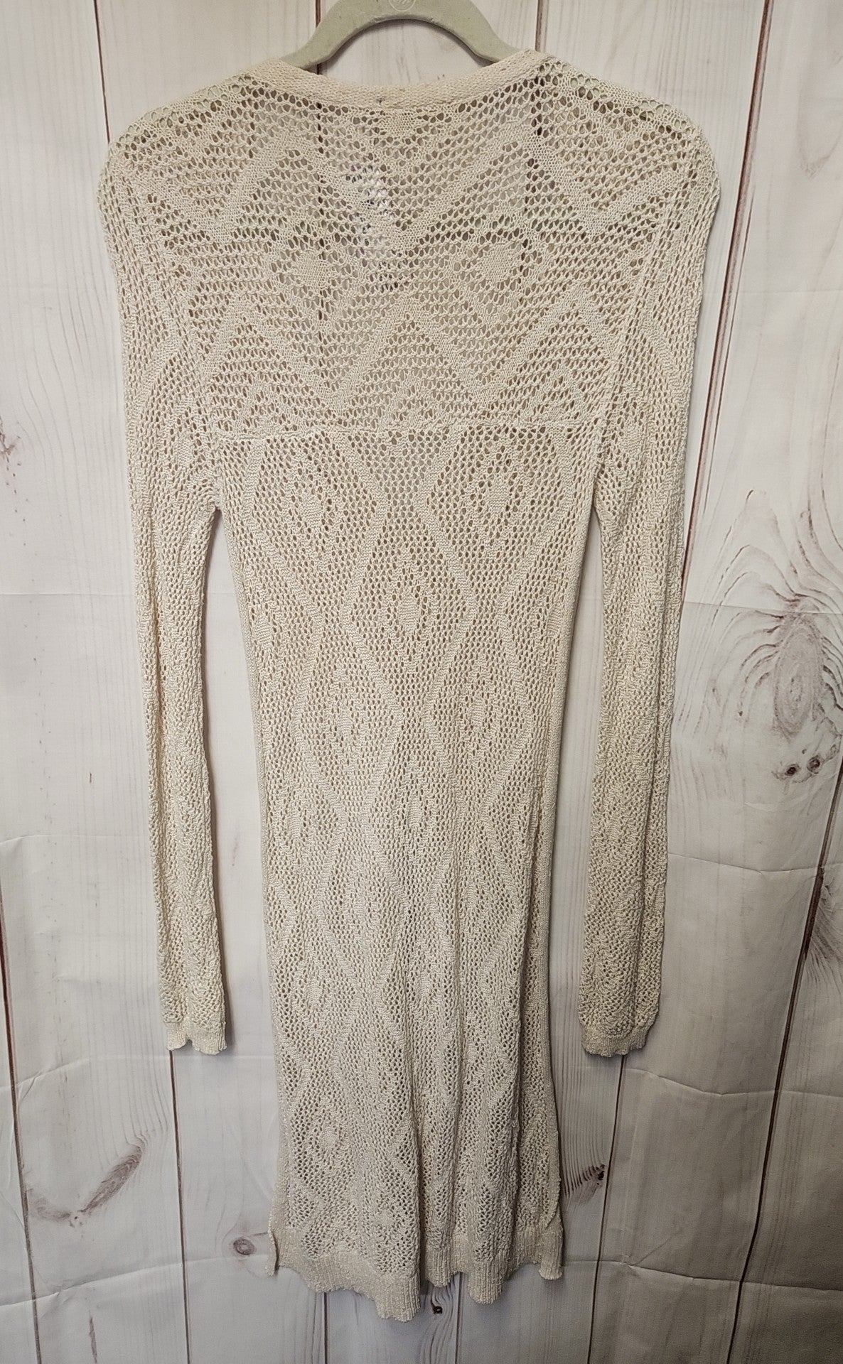 Free People Women's Size M Beige Cardigan