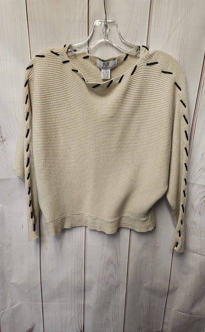 Magaschoni Women's Size L Beige Sweatshirt