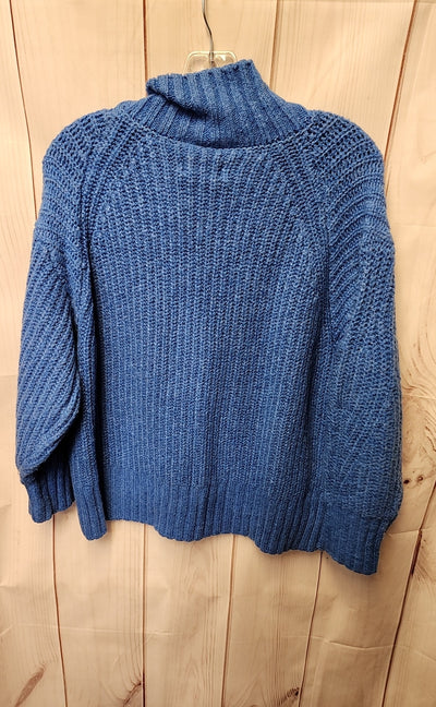 Maeve Anthropologie Women's Size XS Petite Blue Sweater