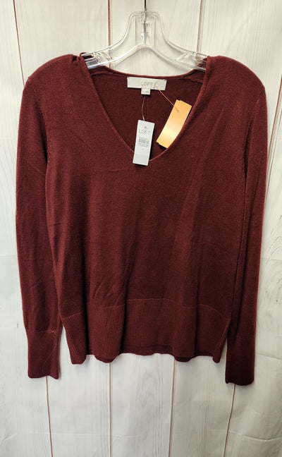 NWT Loft Women's Size M Red Sweater