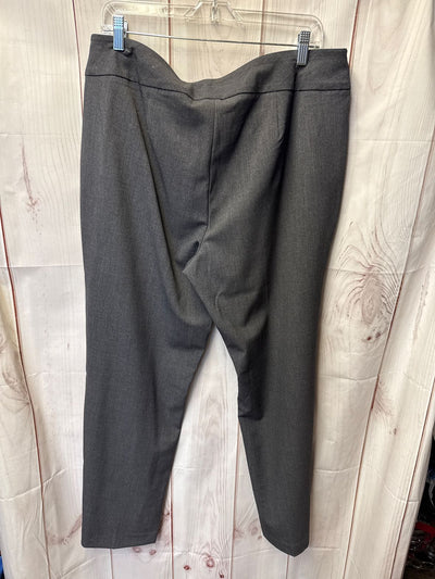Roz & Ali Women's Size 14 Gray Pants