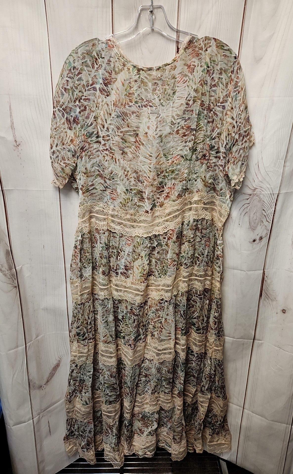 Soft Surroundings Women's Size 18 Pink Floral Dress