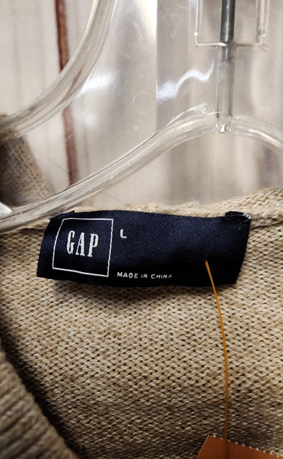 Gap Men's Size L Tan Hooded Sweater