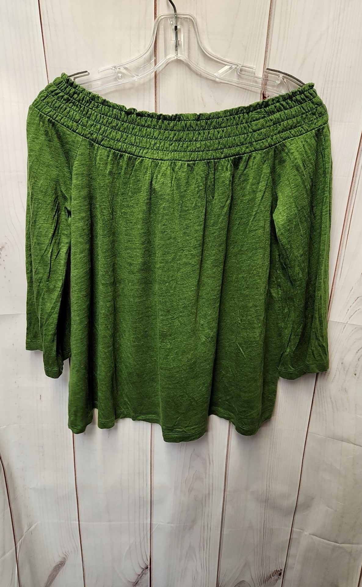 Caslon Women's Size S Green Long Sleeve Top