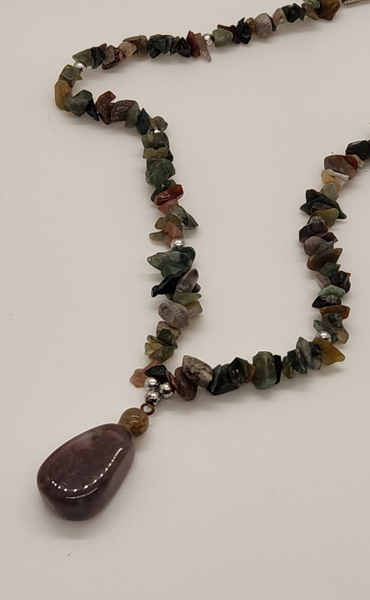 Multi-Color Stone Necklace