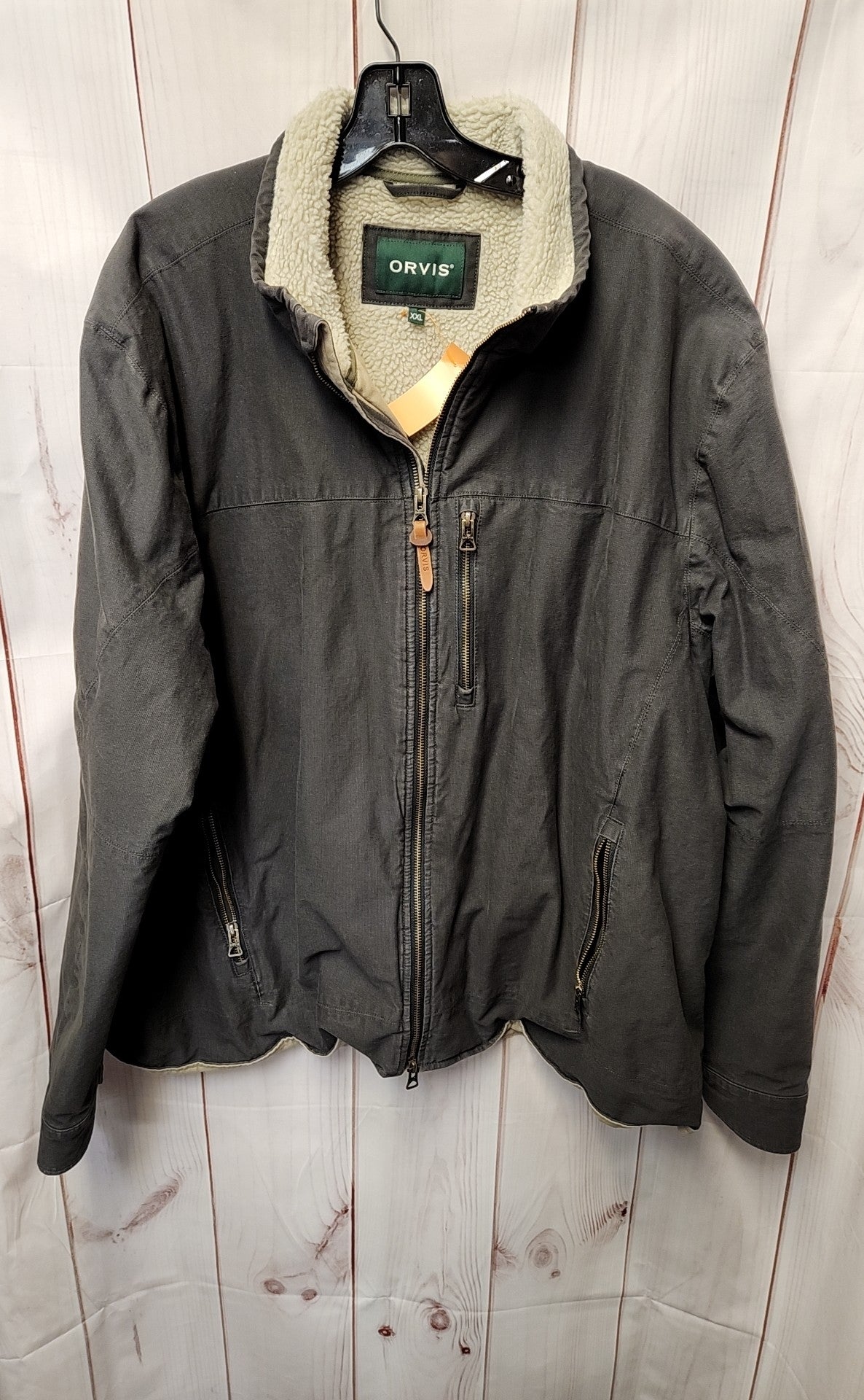 Orvis Men's Size XXL Gray Jacket