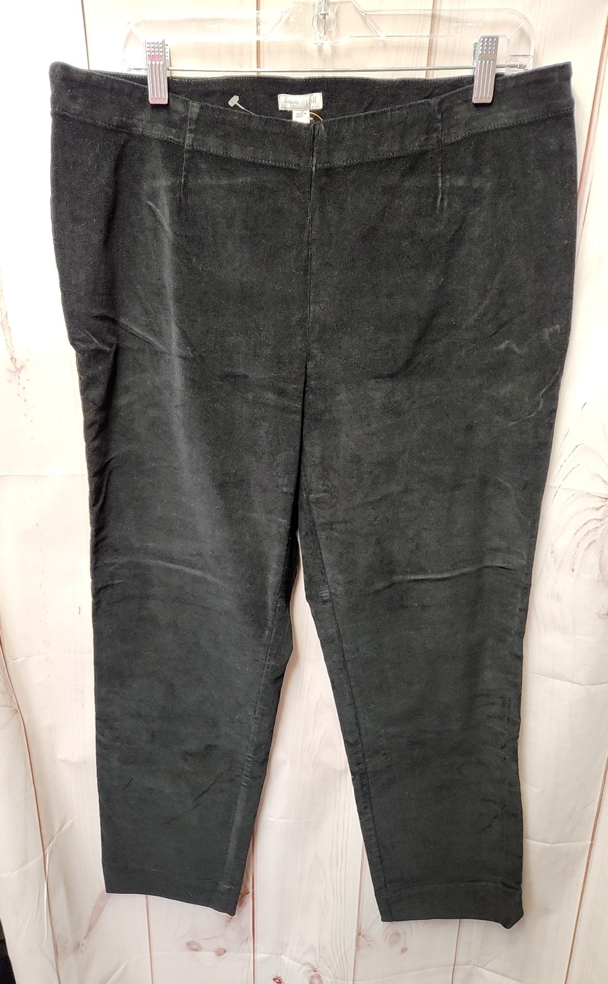 J Jill Women's Size 16 Black Corduroy Pants