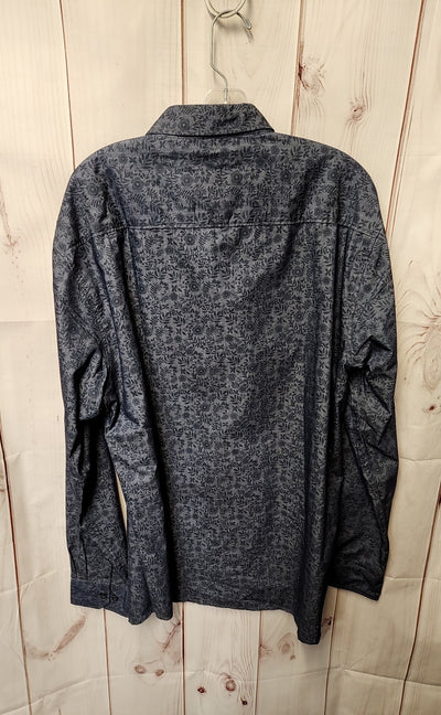 Michael Brandon Men's Size XXL Blue Shirt