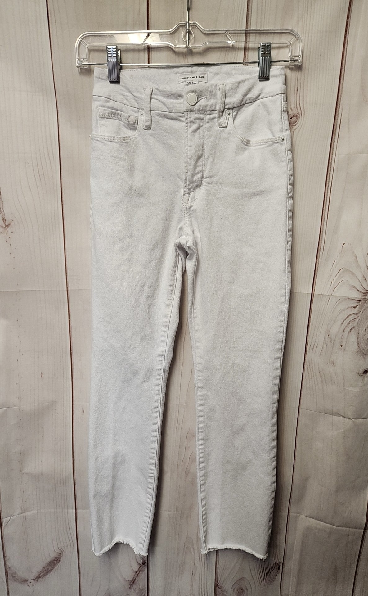 Good American Women's Size 24 (00) White Jeans