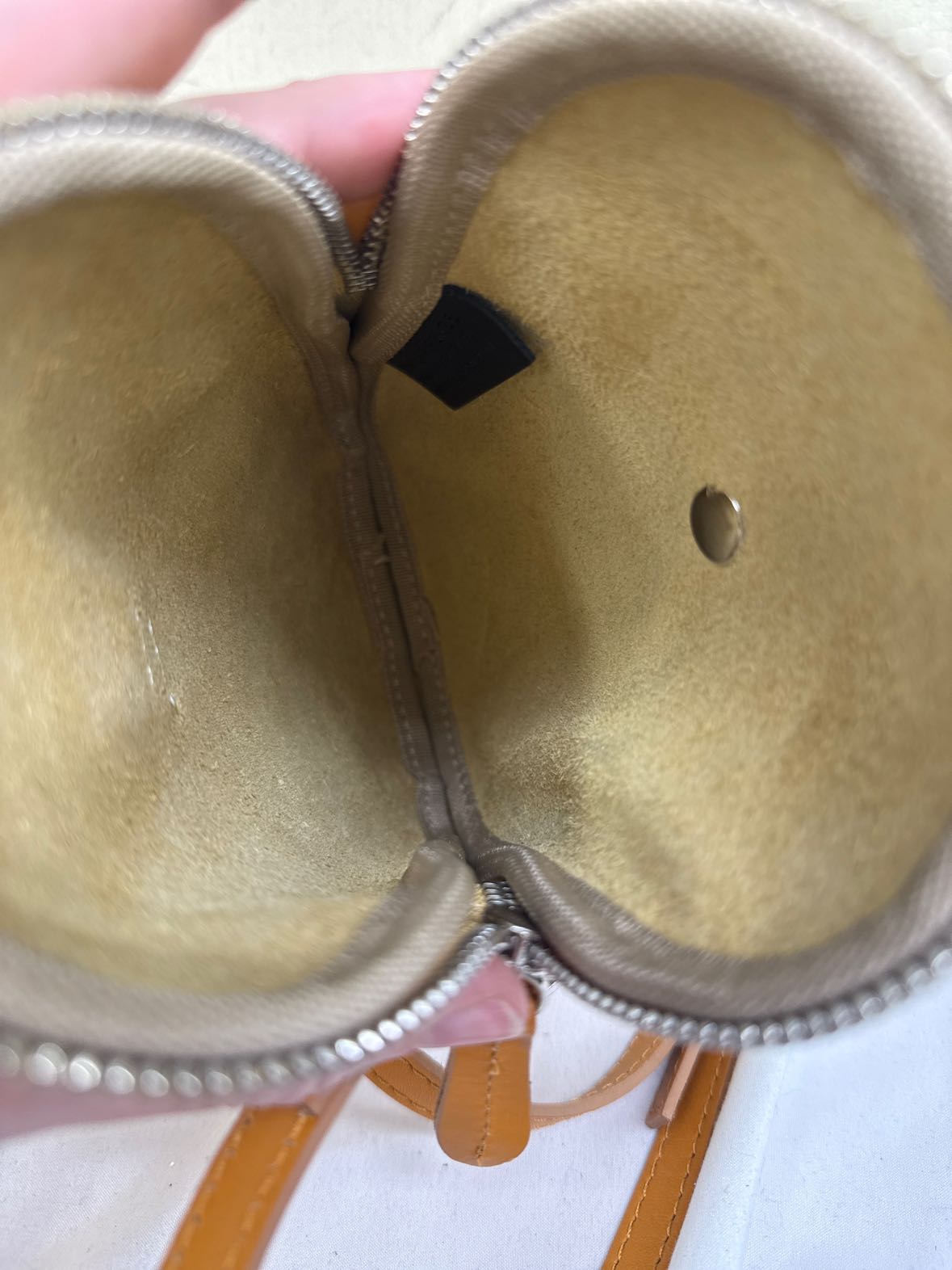 Divina Firenze Yellow Leather Crossbody Purse Bag