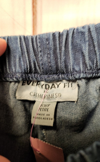 Catherines Women's Size 1X Blue Capris