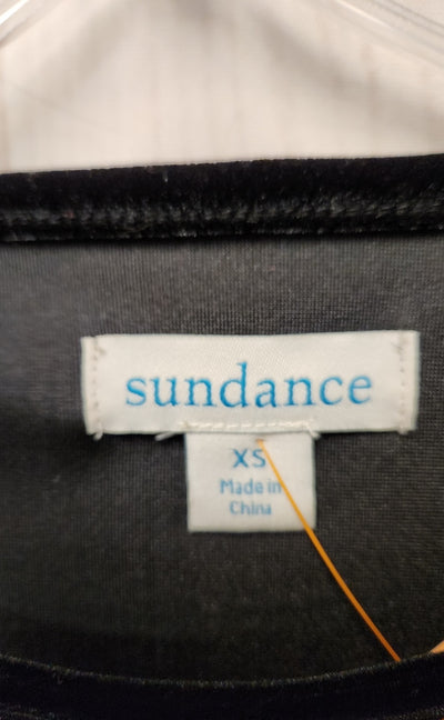 Sundance Women's Size XS Black Long Sleeve Top