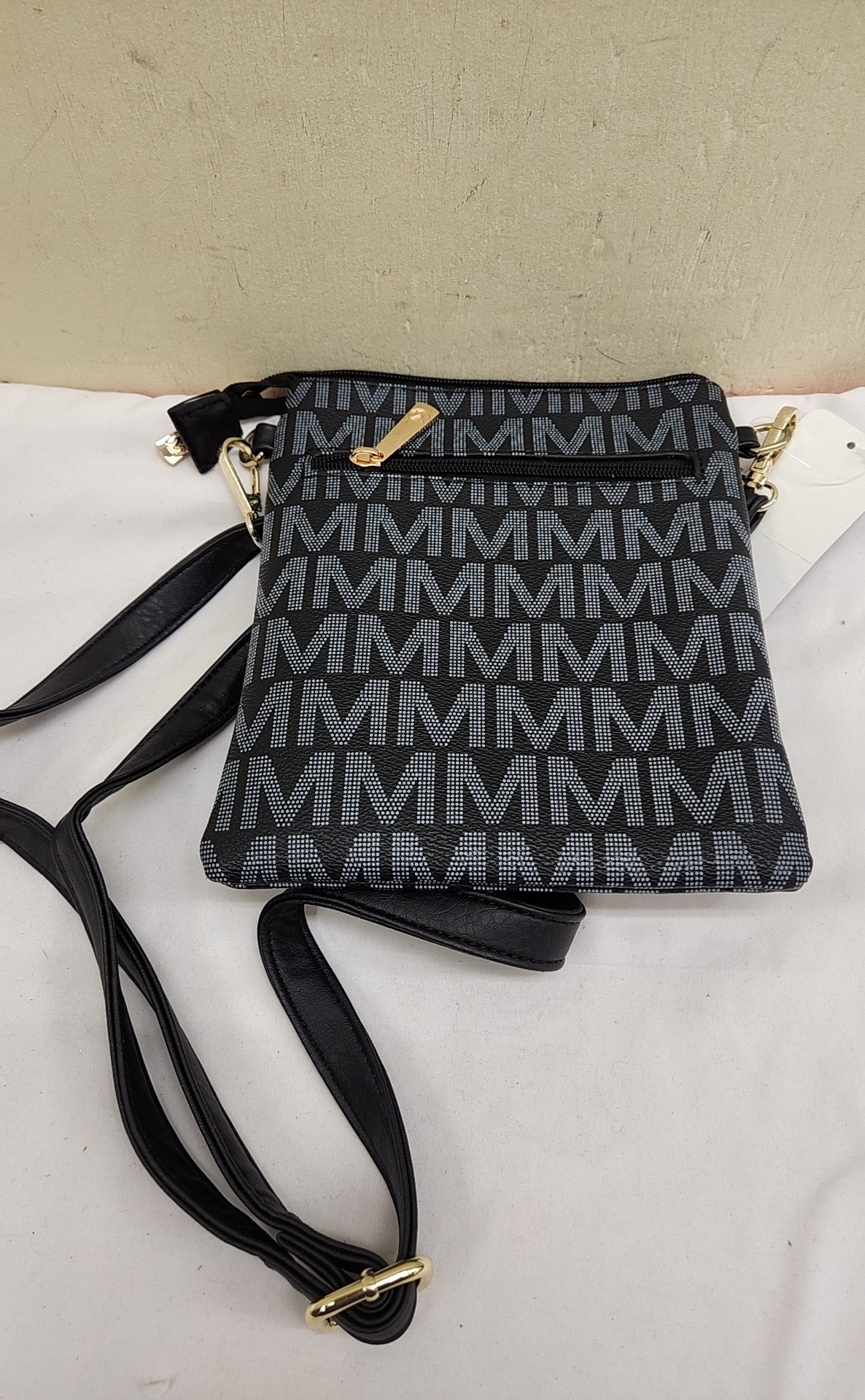 MFK by Mia K Blue Crossbody Purse Bag