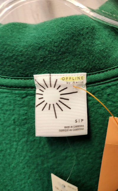 NWT Offline by Aerie Women's Size S Green Sweatshirt