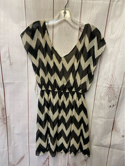 Gianni Bini Women's Size M Black & Tan Dress