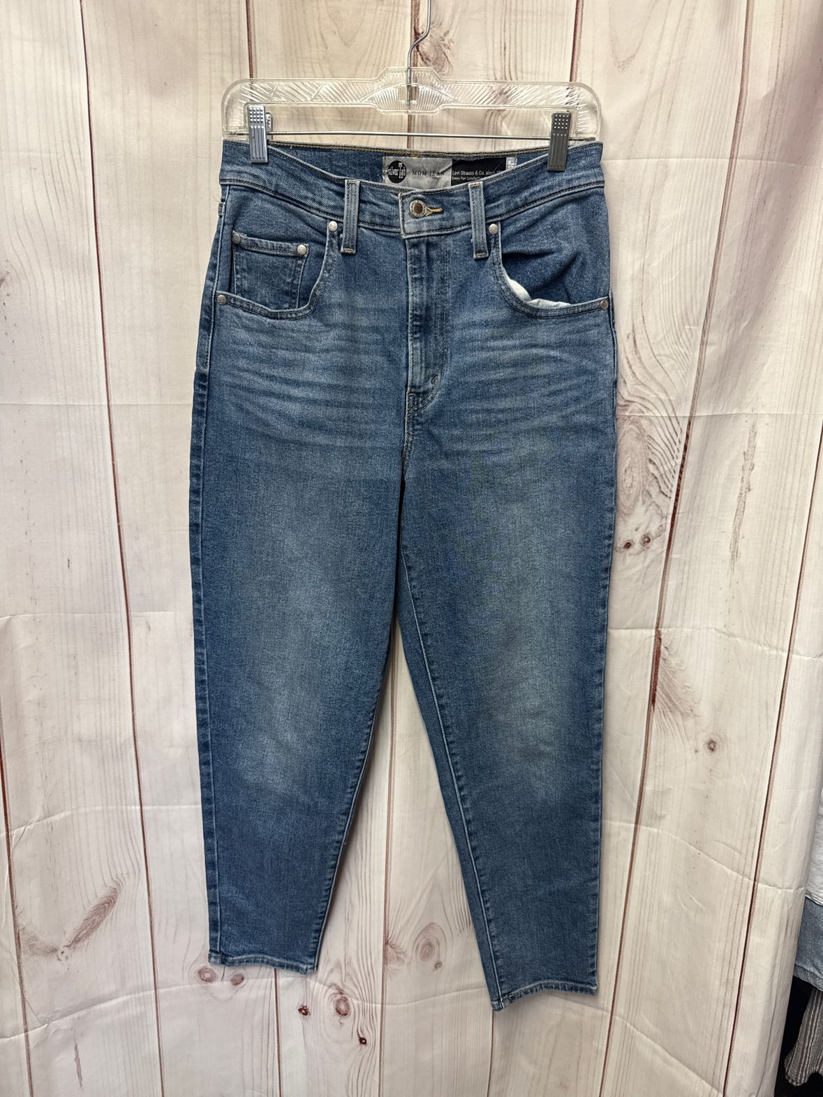 Levis Silver Tab Women's Size 28 (5-6) Blue Jeans Mom Jean