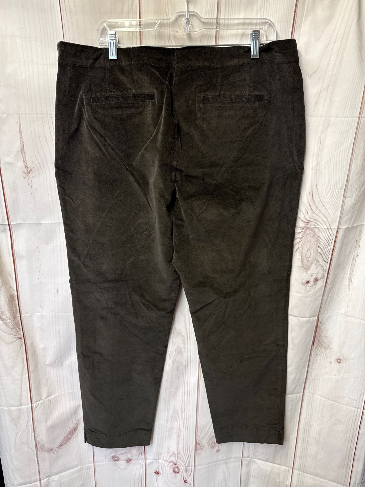J Jill Women's Size 18 Brown Corduroy Pants