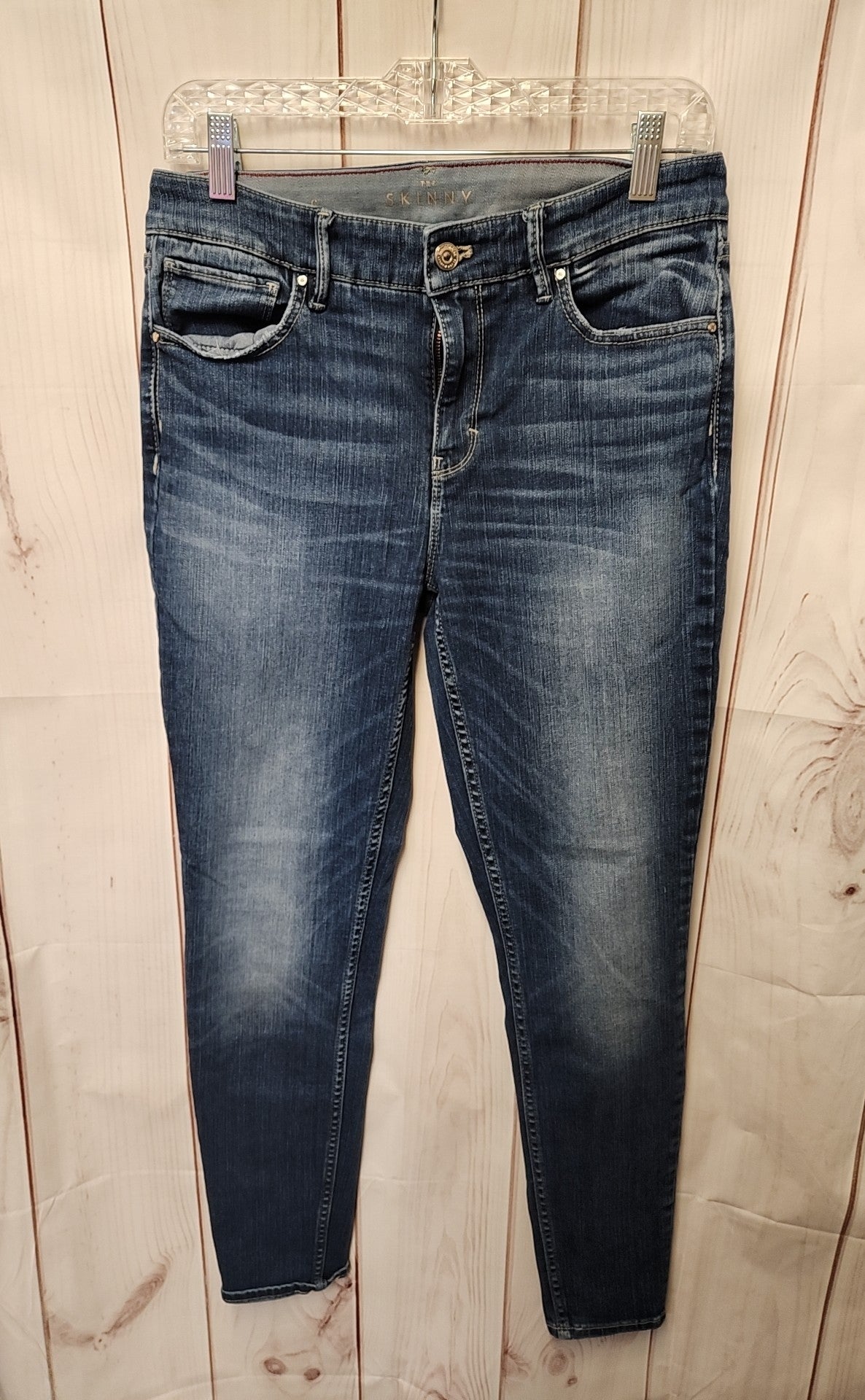 White House Black Market Women's Size 28 (5-6) Blue Jeans The Skinny High Rise