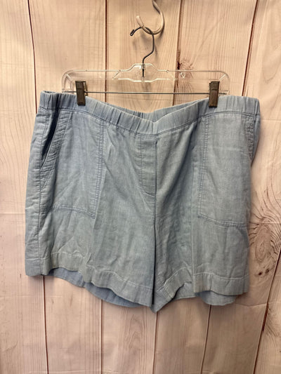 J Jill Women's Size XL Light Blue Shorts