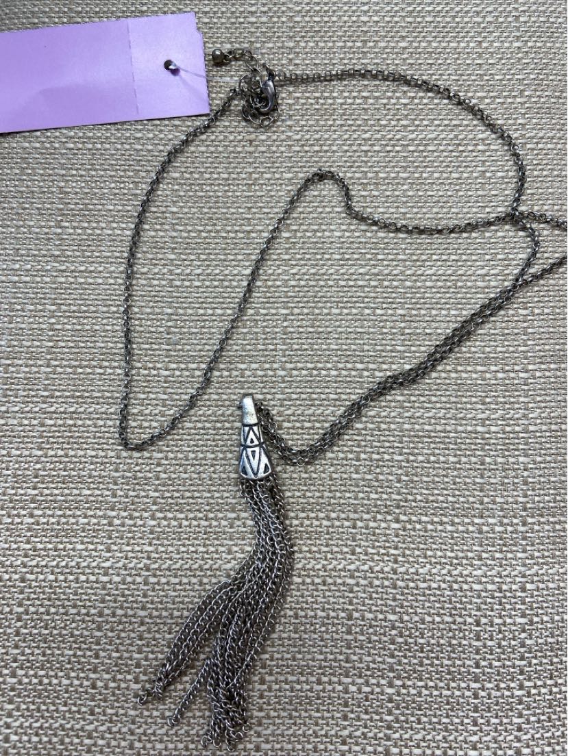 Silver Tassle Necklace