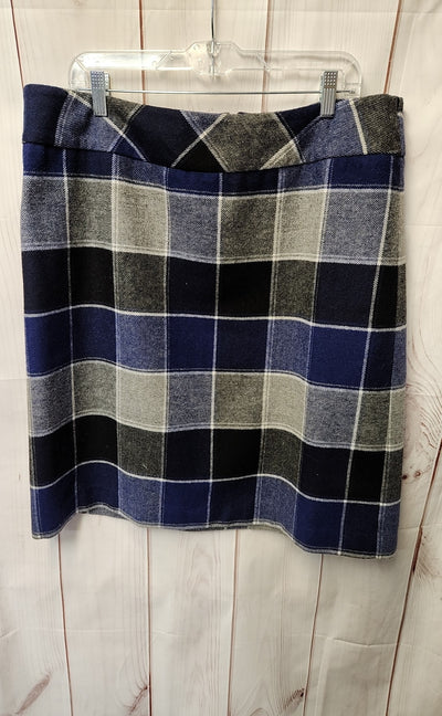 Talbots Women's Size 16 Blue & Gray Skirt