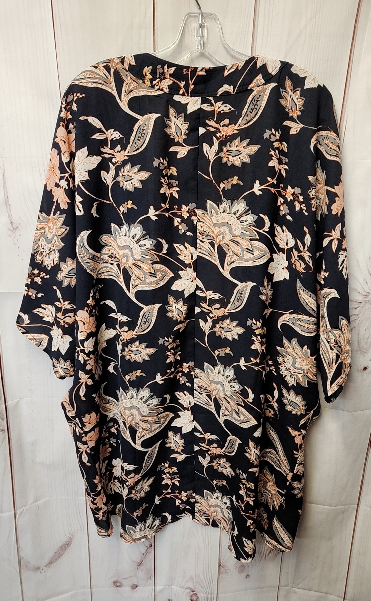 Vince Camuto Women's Size One Size Navy Floral Cardigan