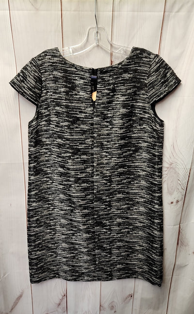 Tahari Women's Size 10 Petite Black & White Dress