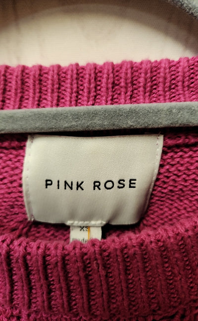 Pink Rose Women's Size XS Pink Sweater