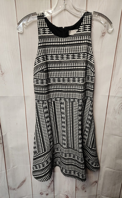 Loft Women's Size 2 Petite White & Black Dress
