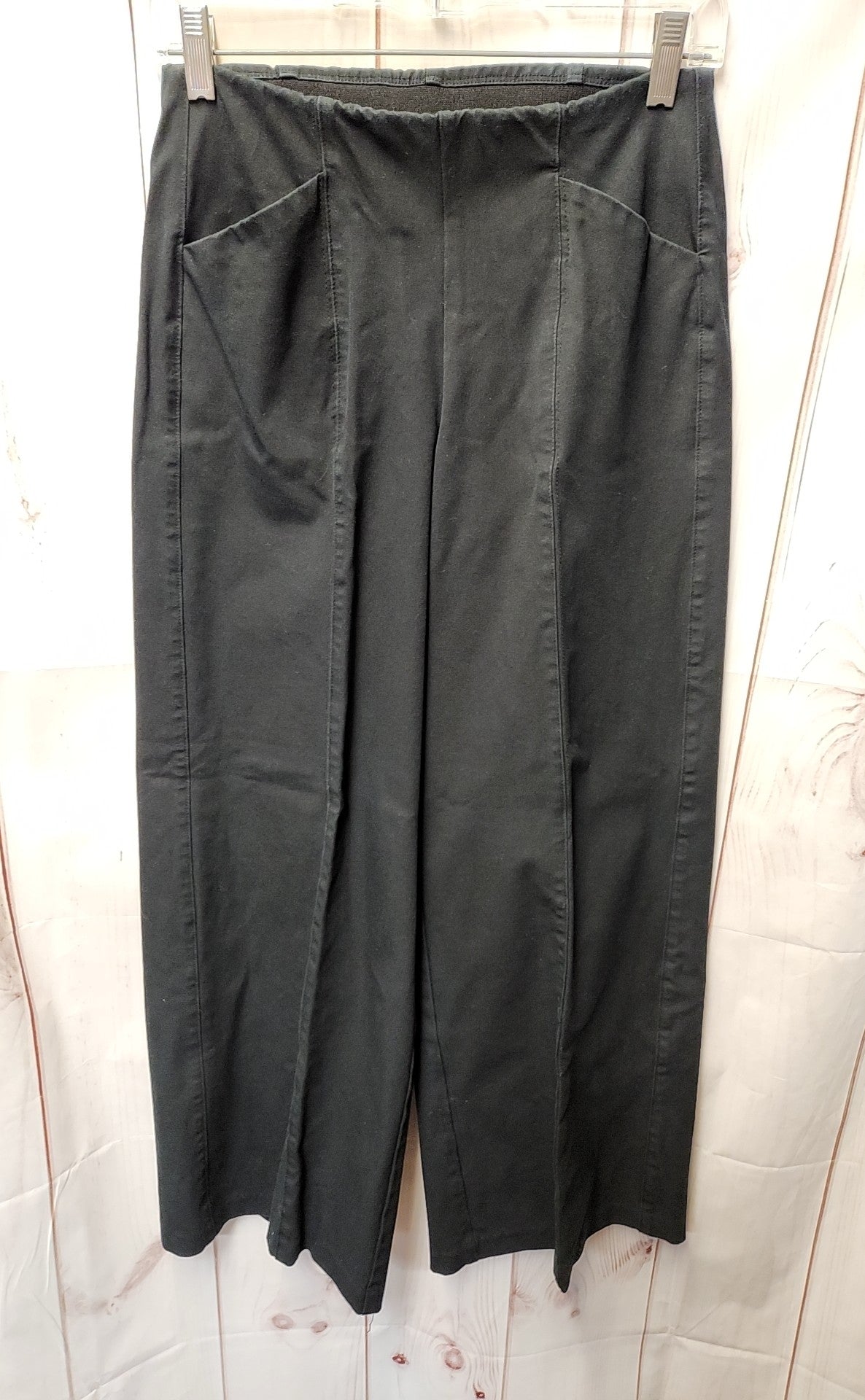 Old Navy Women's Size S Black Pants High Rise Wide Leg