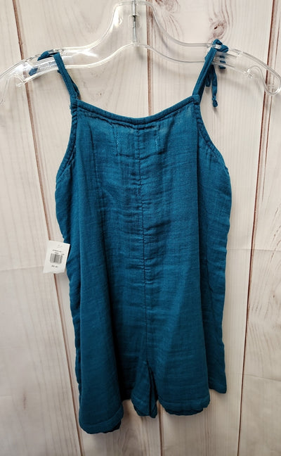 NWT Old Navy Girl's Size XS 5 Teal Romper