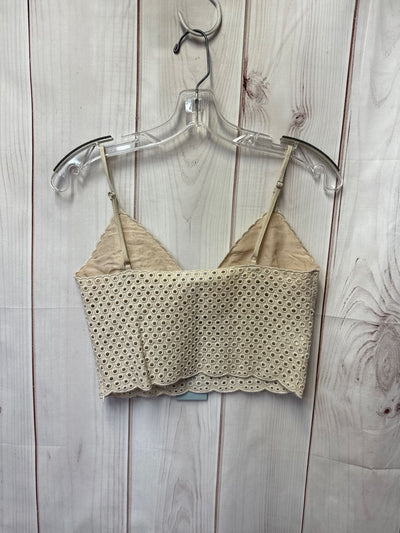 NWT Antonio Melani Women's Size 0 Beige Sleeveless Top