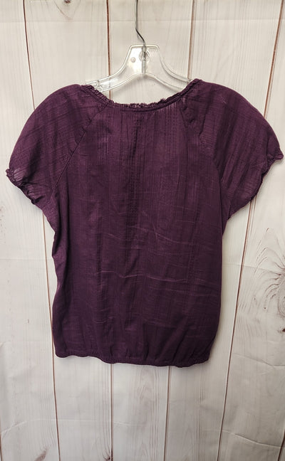 Eddie Bauer Women's Size XS Purple Short Sleeve Top