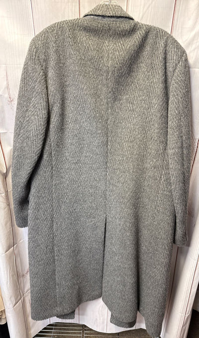 Natale's Men's Size 46 Gray Alpaca Blend Coat