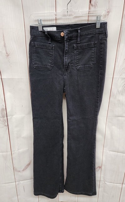Gap Women's Size 27 (3-4) '70s Flare High Rise Black Jeans