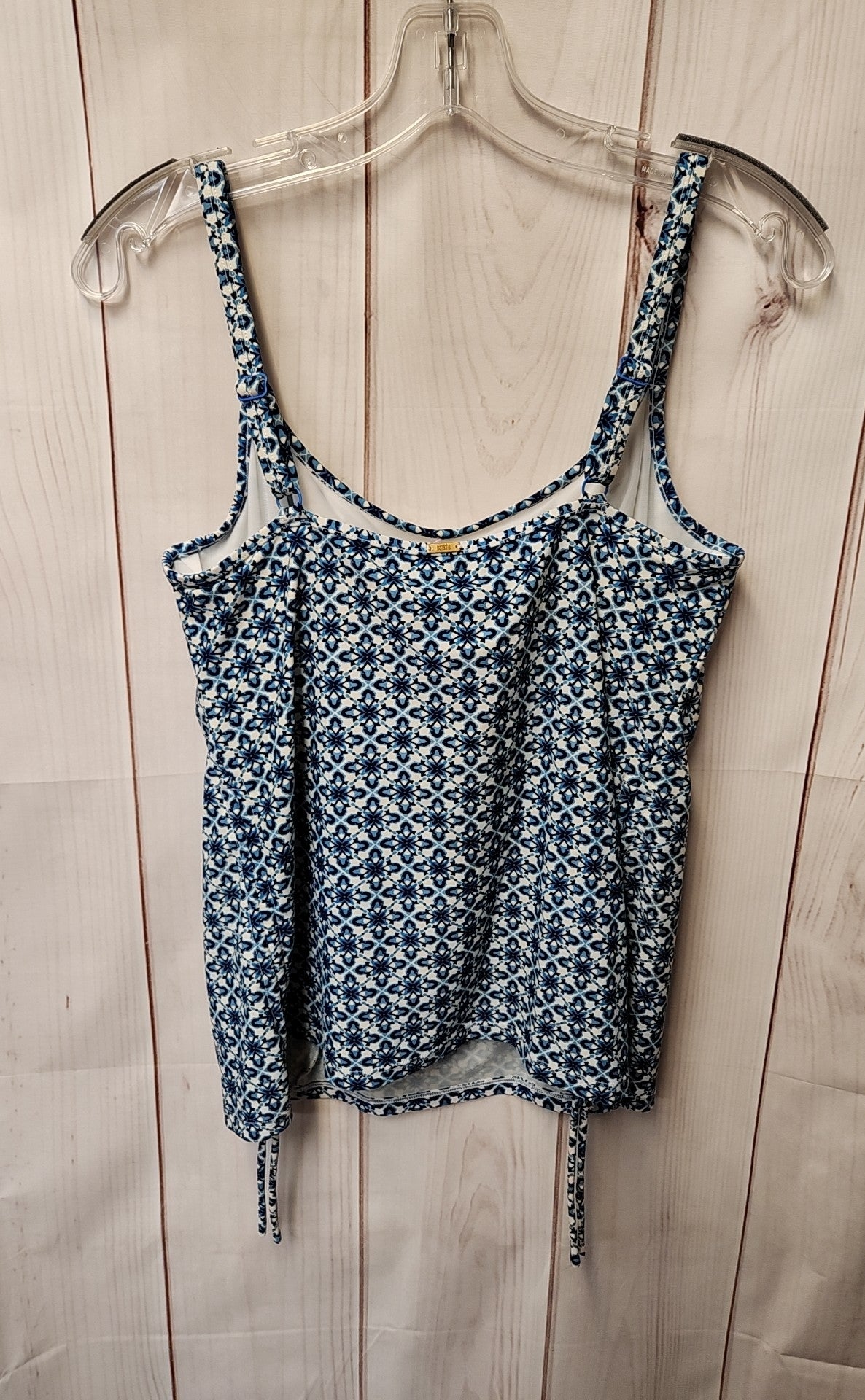 Panache Swim Women's Size 38E Blue Swim Top