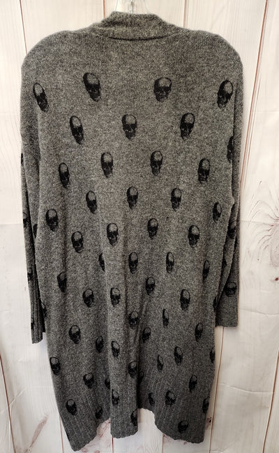 Skull Cashmere Women's Size XS Gray Cardigan