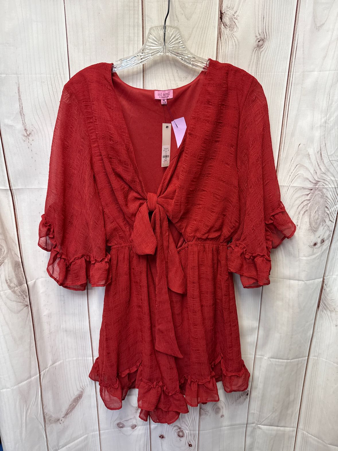 NWT Mi Ami Women's Size M Red Dress