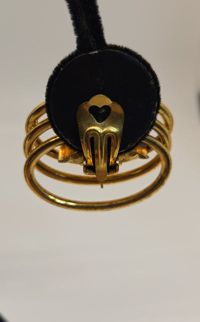 Gold Clip-on Earrings