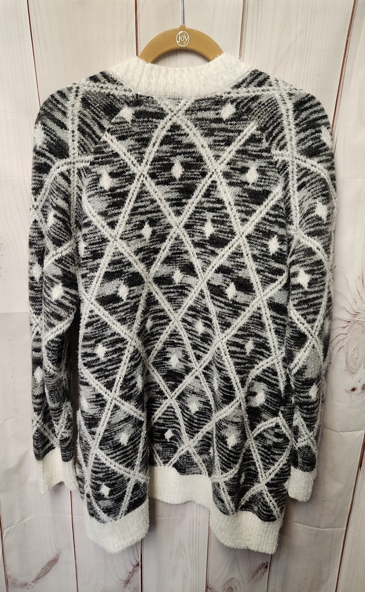 Bobeau Women's Size 2X Gray Cardigan