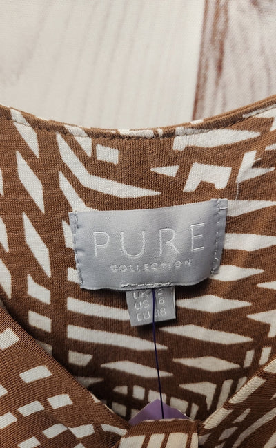 Pure Collection Women's Size 6 Brown Dress