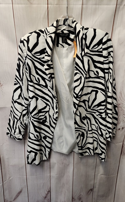Rachel Zoe Women's Size S White & Black Blazer