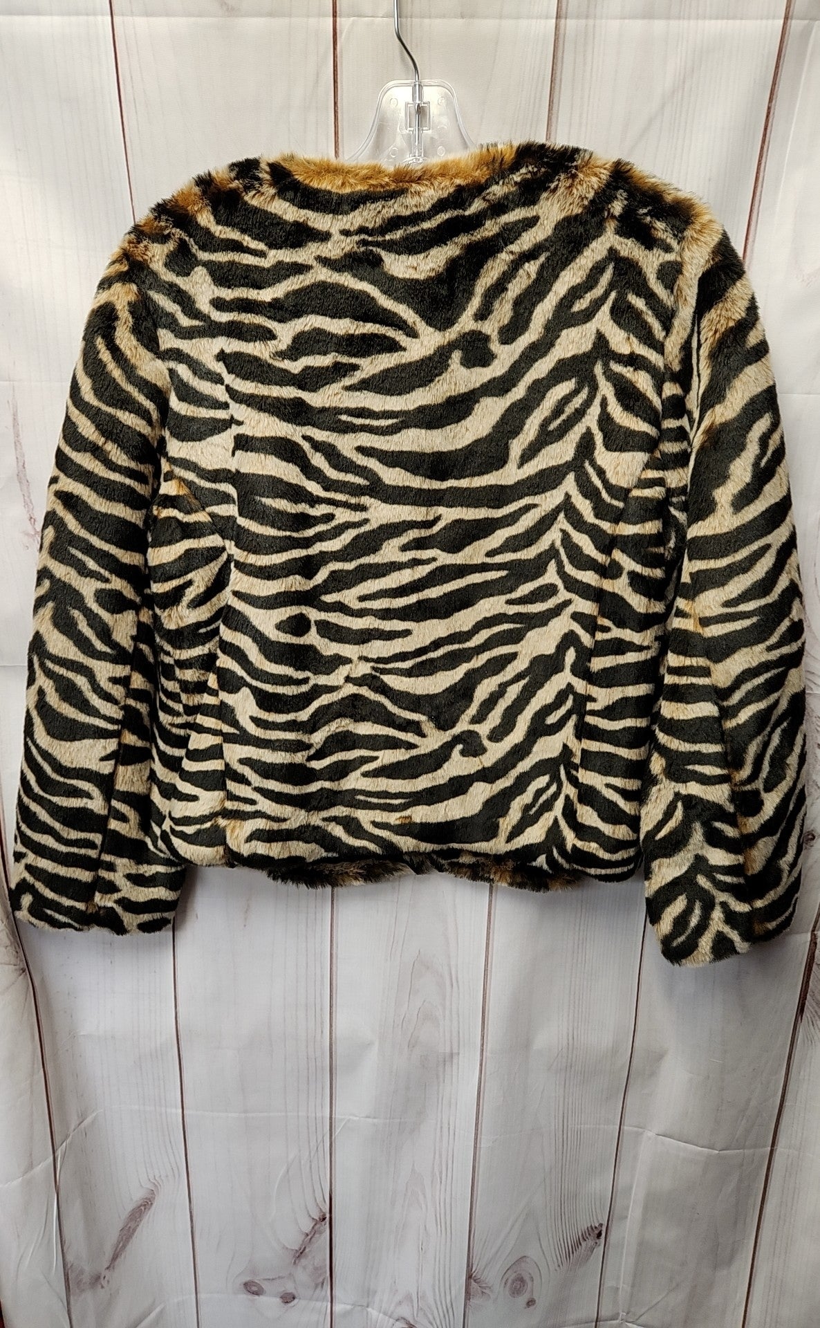 NWT Banana Republic Women's Size M Brown Animal Print Jacket
