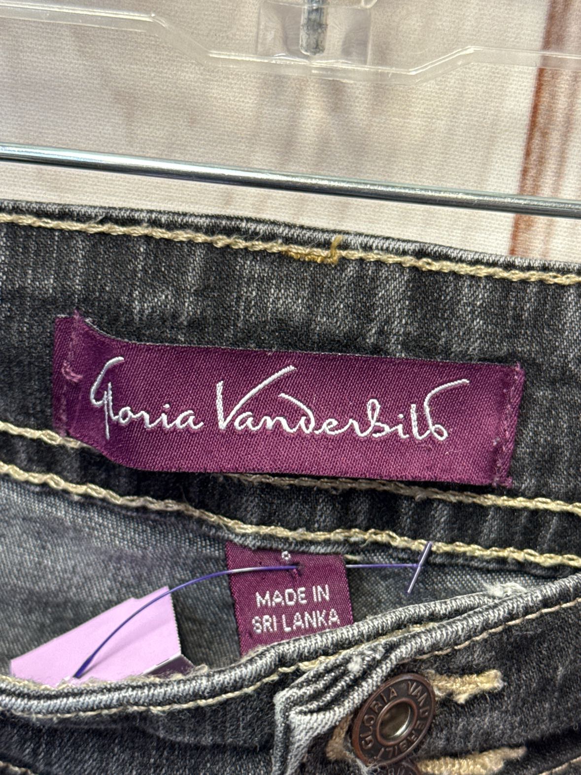 Gloria Vanderbilt Women's Size 28 (5-6) Black Jeans