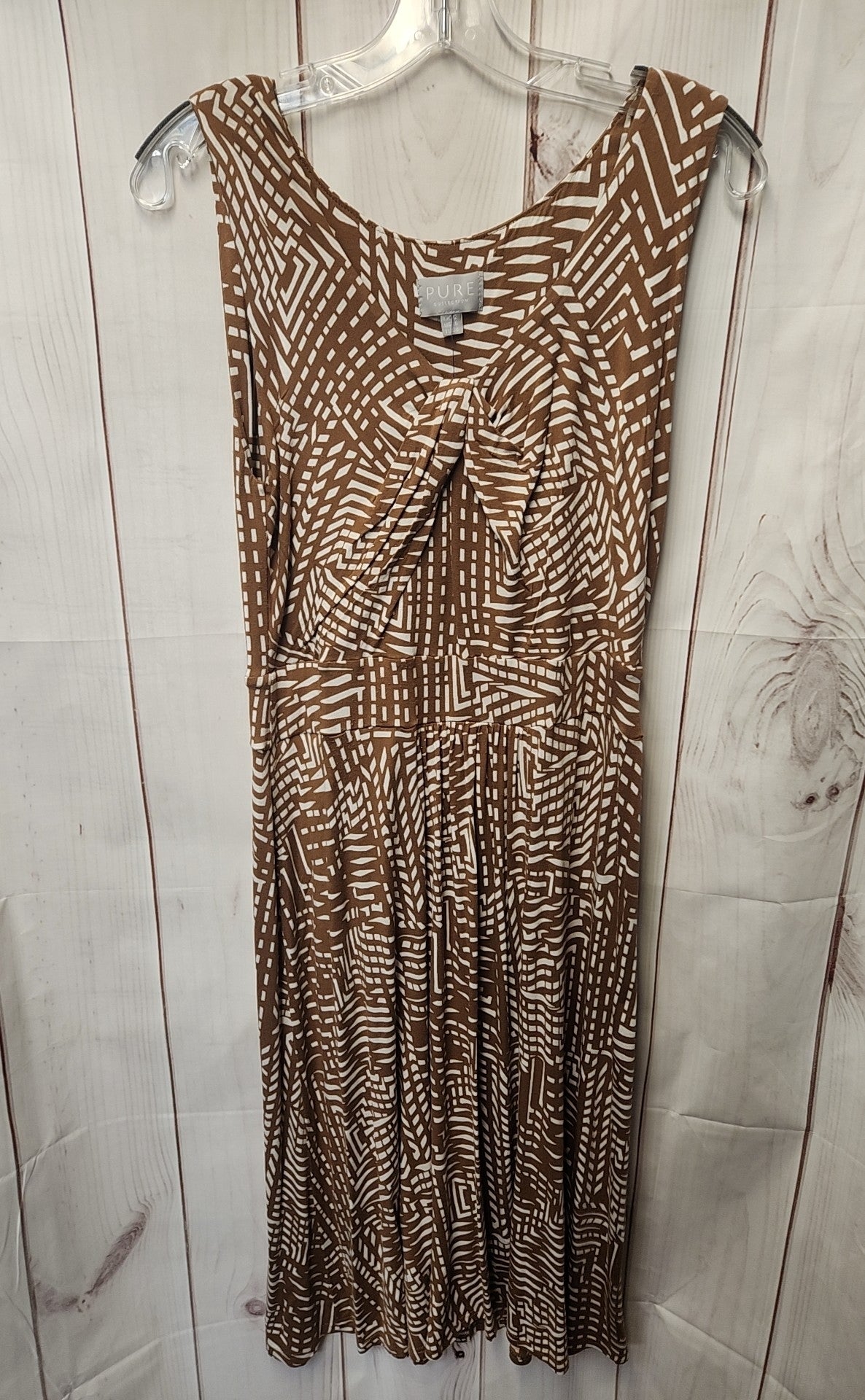 Pure Collection Women's Size 6 Brown Dress