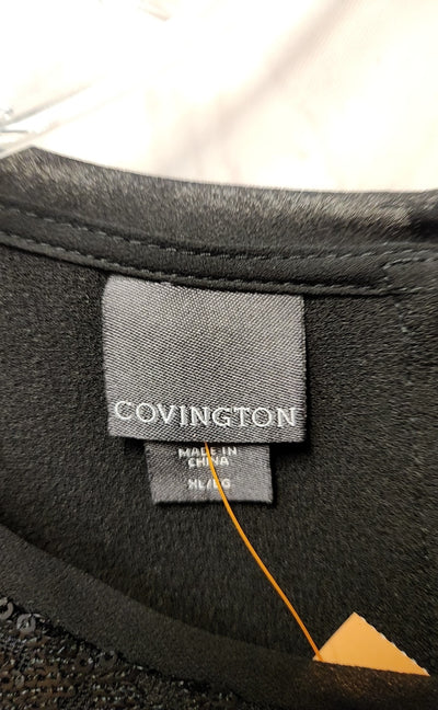 Covington Women's Size XL Black Sleeveless Top
