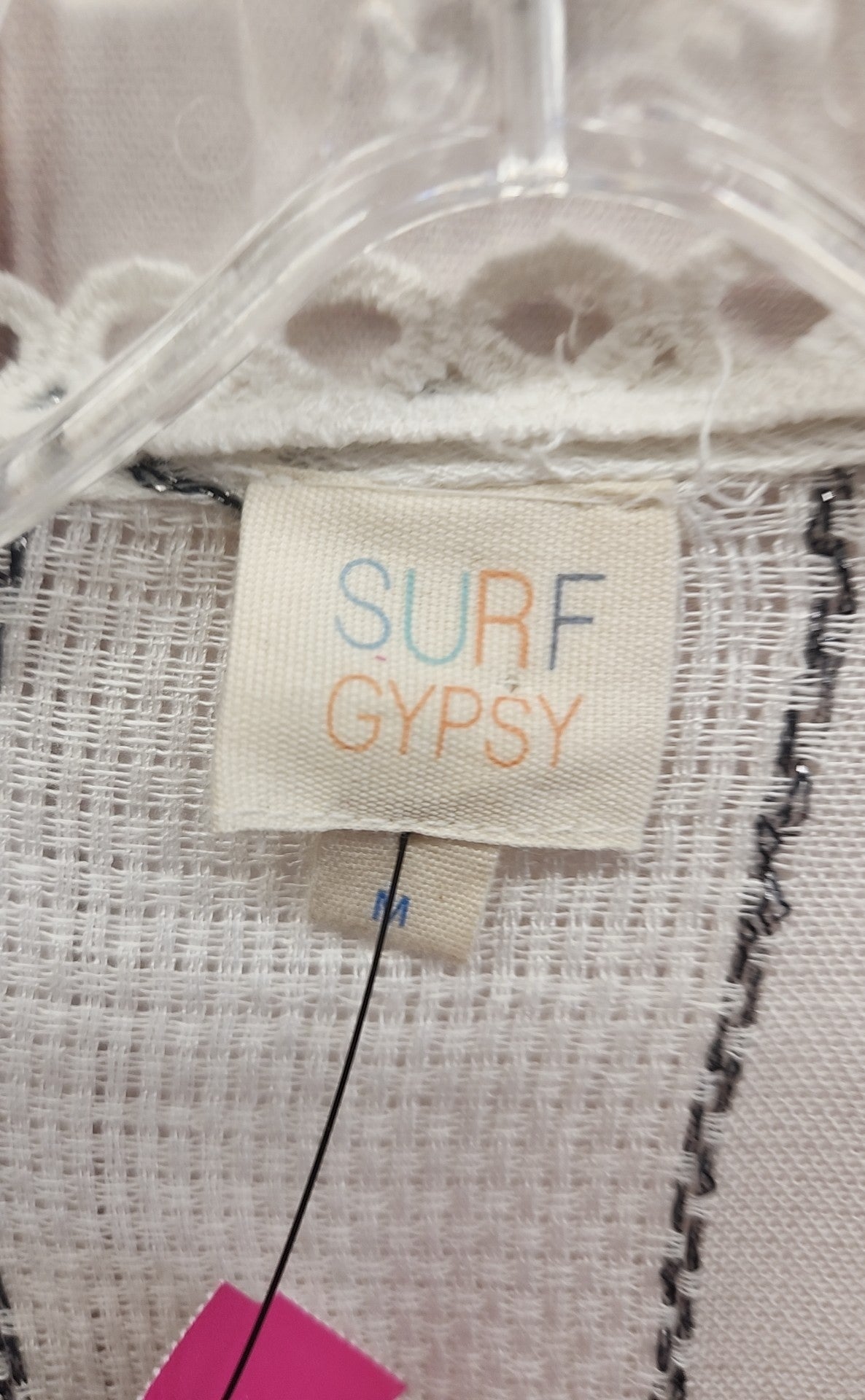 Surf Gypspy Women's Size M White Cardigan